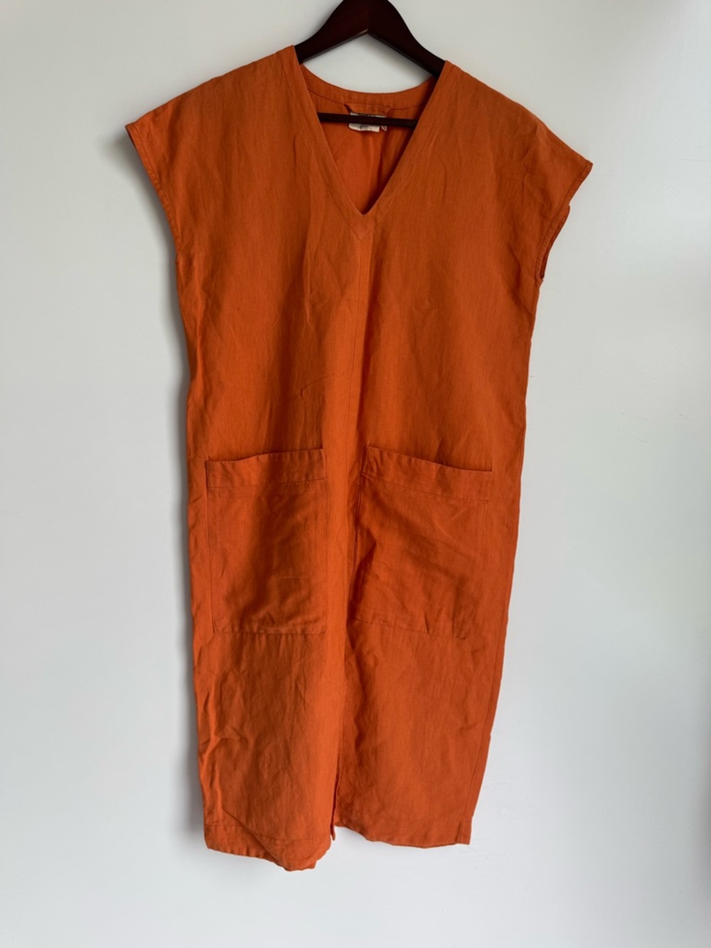Mata Traders Shift Dress Women small linen cotton Lagenlook minimalist comfort